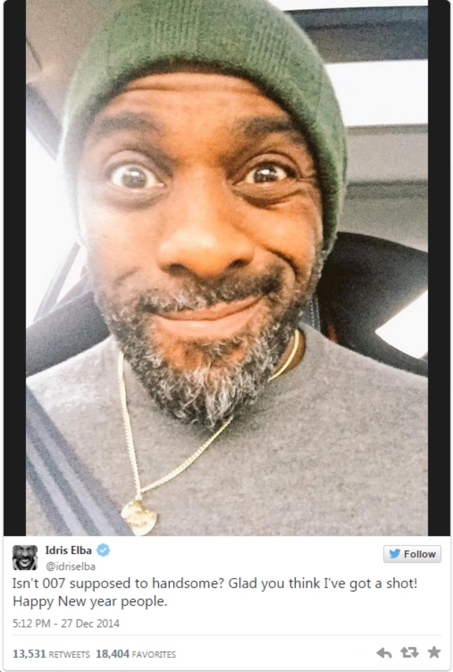 Idris Elba’s Response to the James Bond Casting Rumors