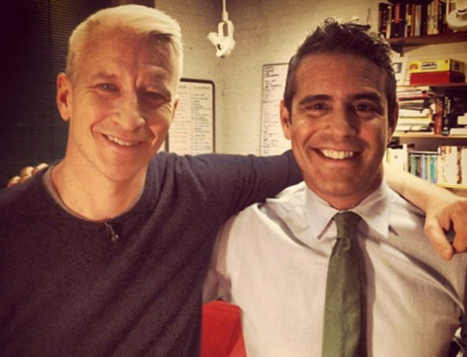 BFFs Anderson Cooper And Andy Cohen Almost Dated, But Were Too Incompatible