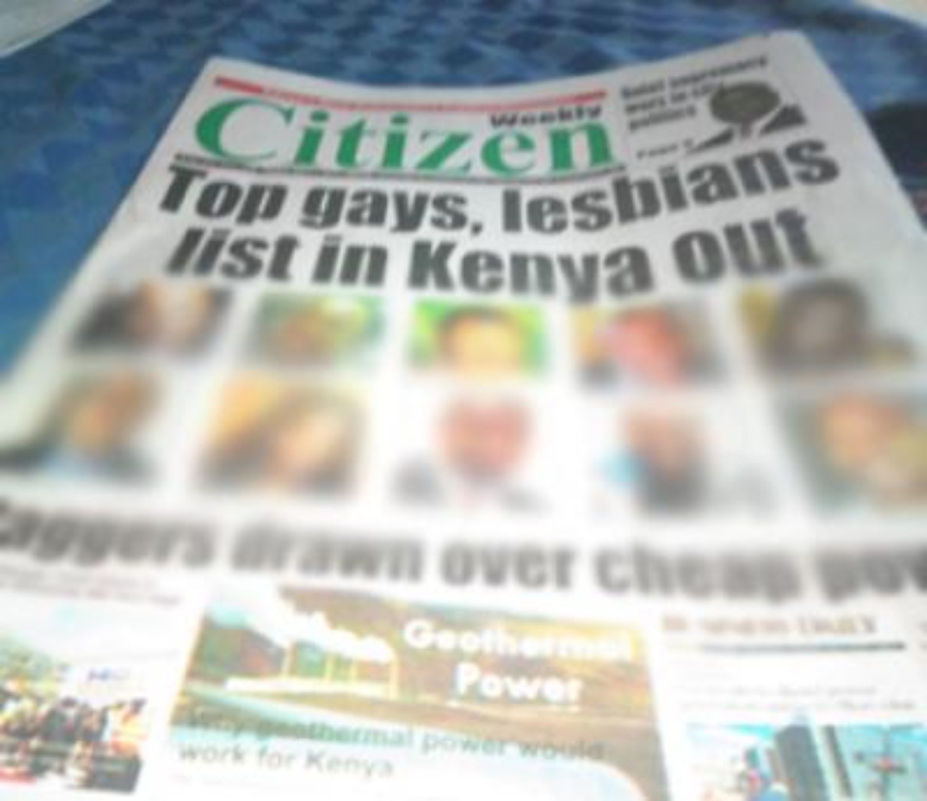 Kenyan Newspaper Prints The Names Of ‘Top Homos’