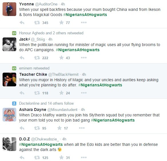#NigeriansAtHogwarts 1