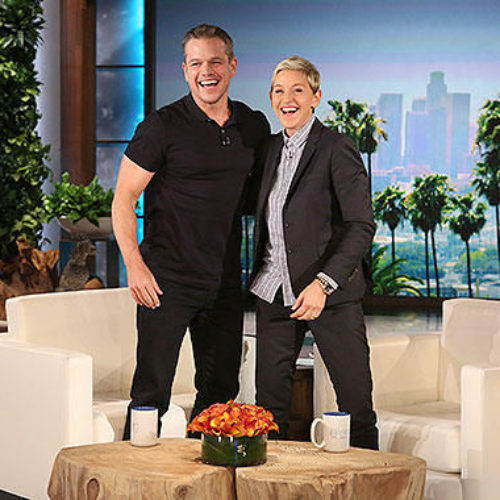 Matt Damon Clarifies His Comments, Tells Ellen He Was Quoted Out Of Context