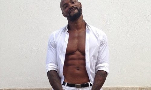 Tyson Beckford, next time, could you turn slowly around to face the camera?