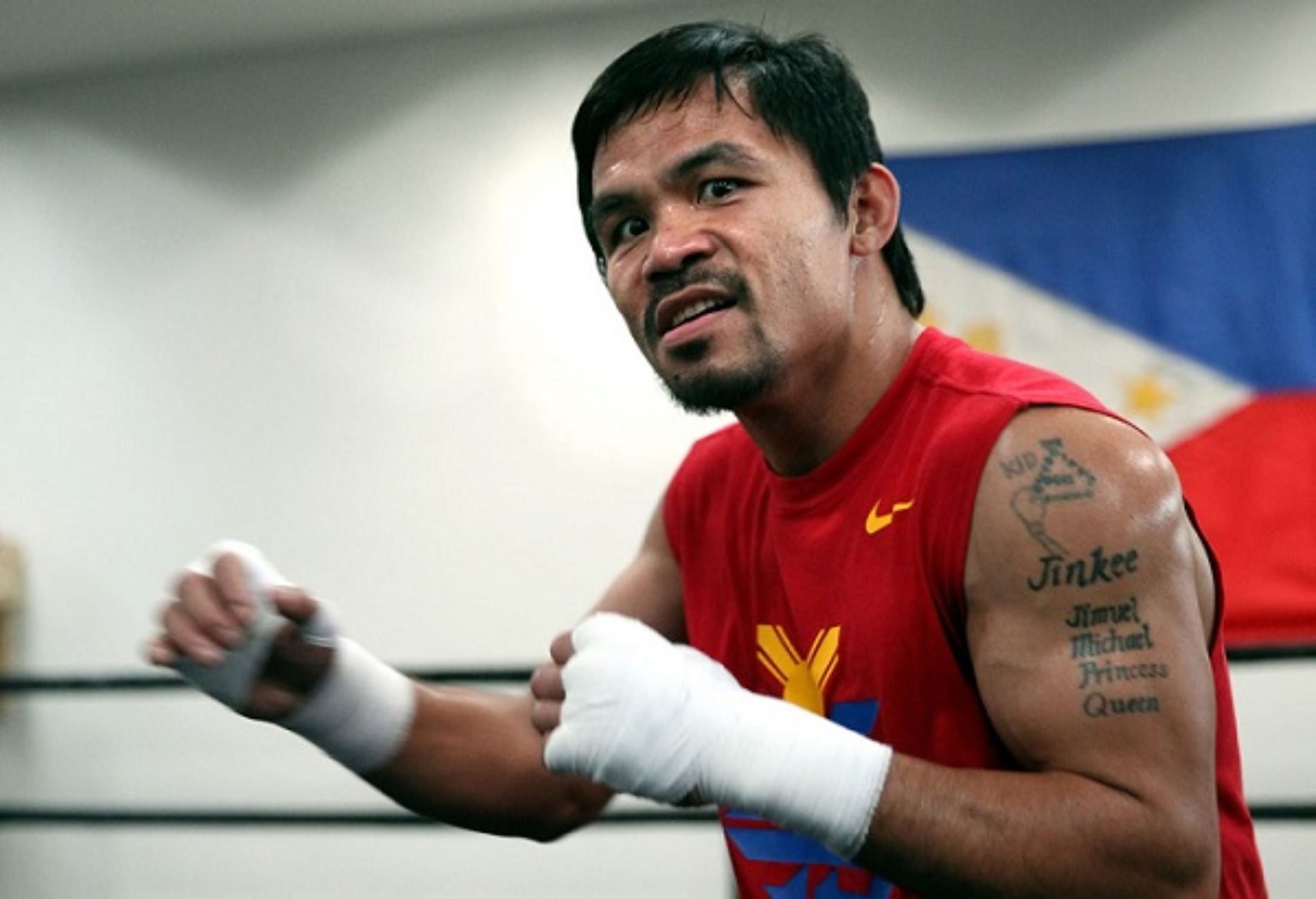Boxer Manny Pacquiao is not finished with jabbing the LGBT