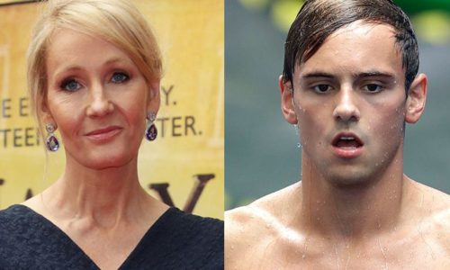 J.K. Rowling shuts down homophobic tweet trolling Tom Daley following his Olympic exit