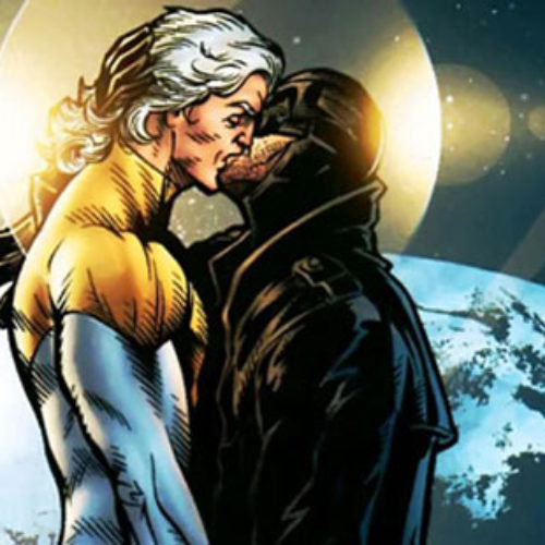 DC Comics features a Superhero Gay Couple