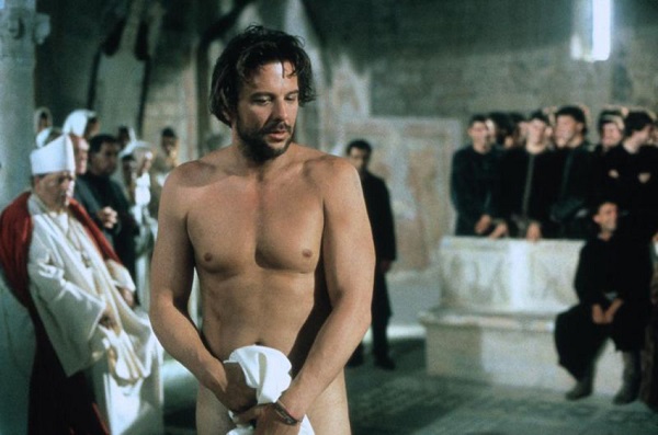 Mickey Rourke as St. Francis of Assisi in the movie, Francesco