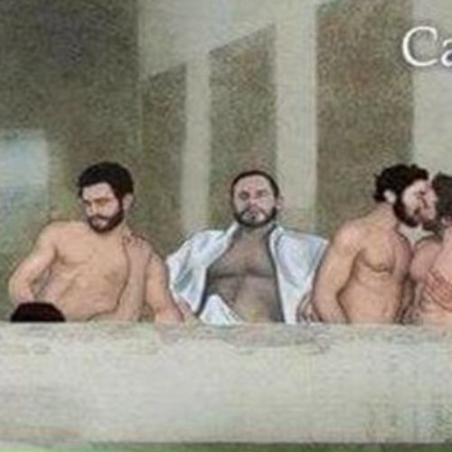Creators of a sexual version of Da Vinci’s The Last Supper come under fire
