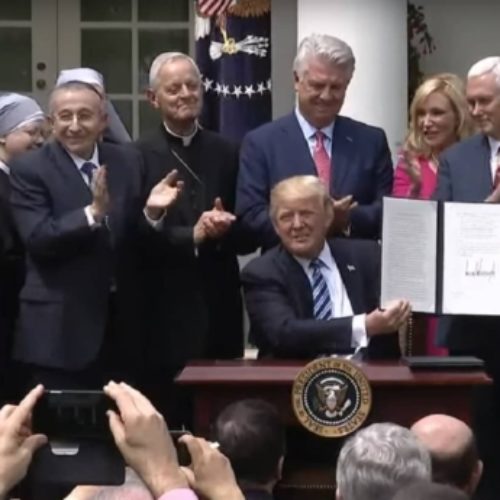 Donald Trump Signs ‘Religious Liberty’ Executive Order Allowing for Broad Exemptions