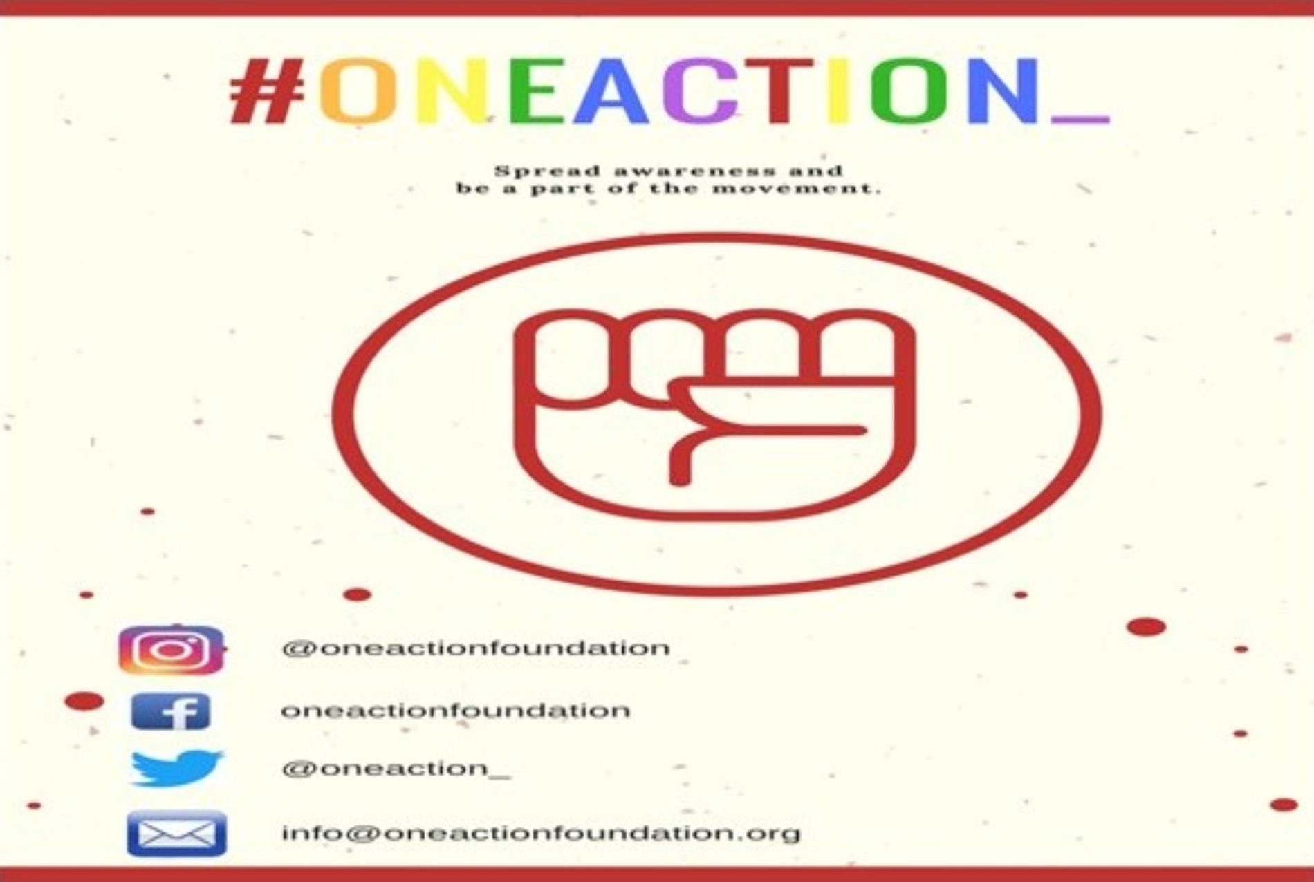Join The Movement With One Action Foundation