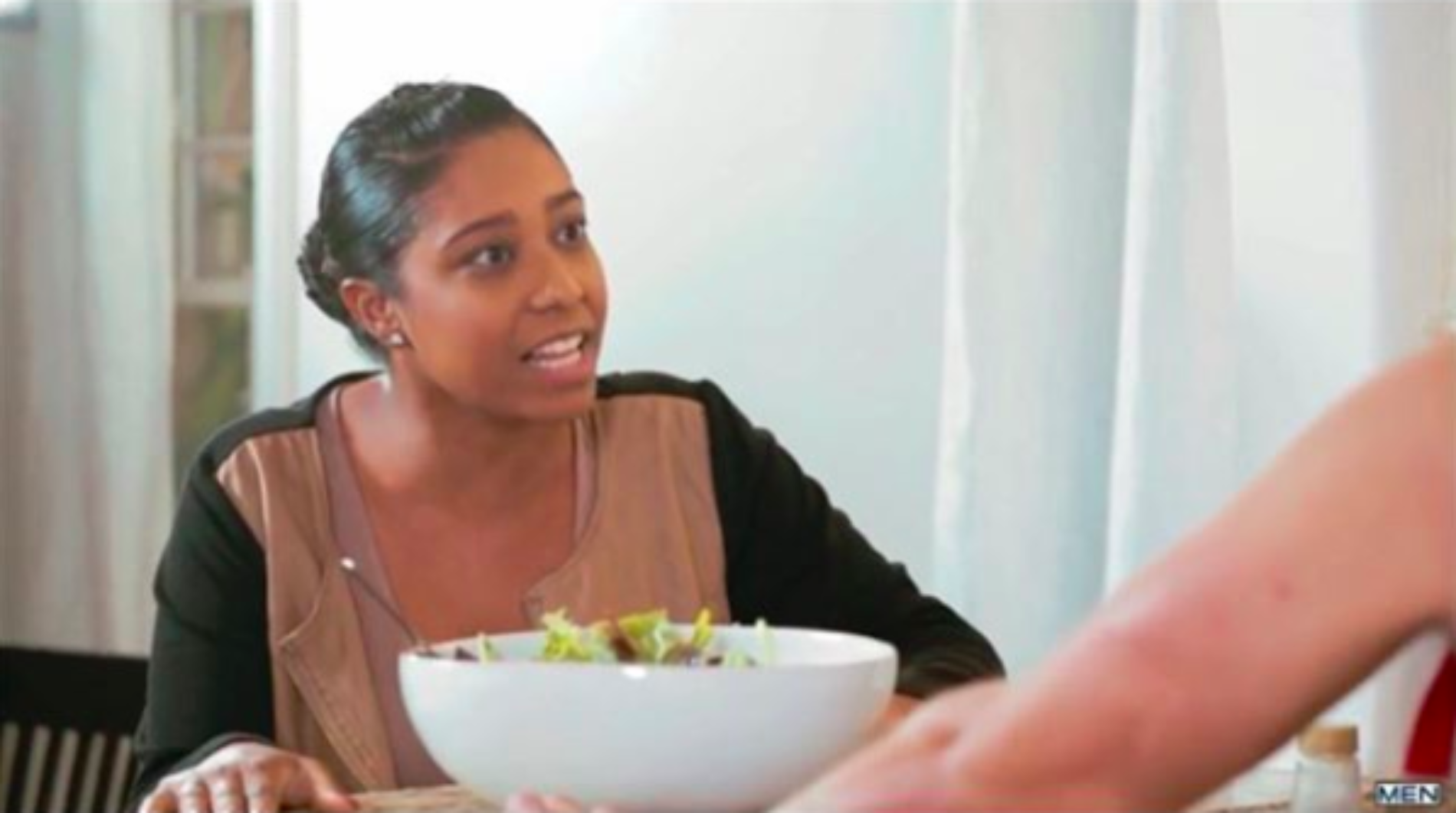 The Internet’s New Fave Meme Is A Girl In A Hilarious Porn Clip Just Trying To Eat A Salad