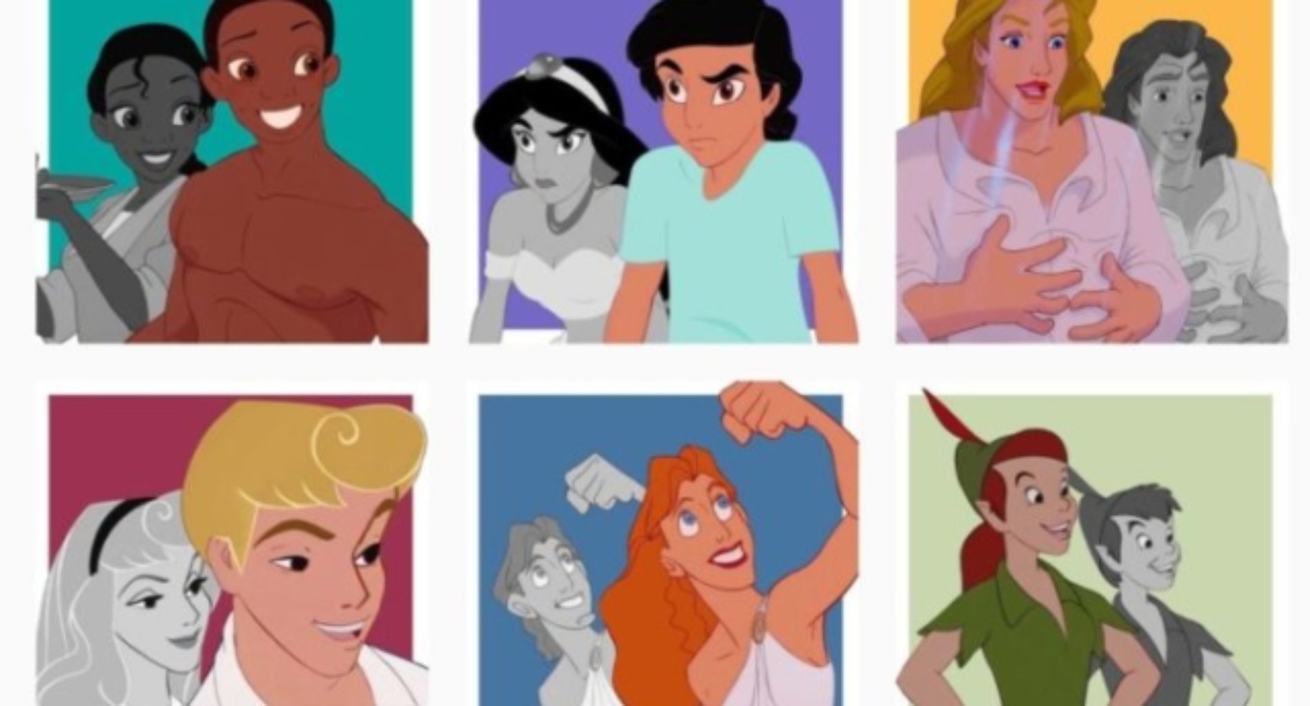 The re-imagining your favourite Disney characters as trans