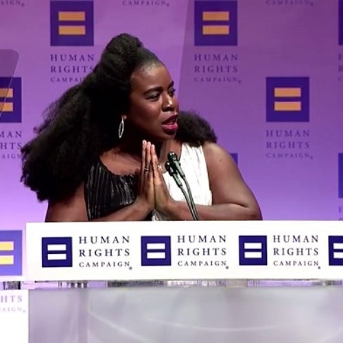 “You Are Loved. Period!” Uzo Aduba gives rousing speech while receiving Ally for Equality Award, references Nigerian LGBT