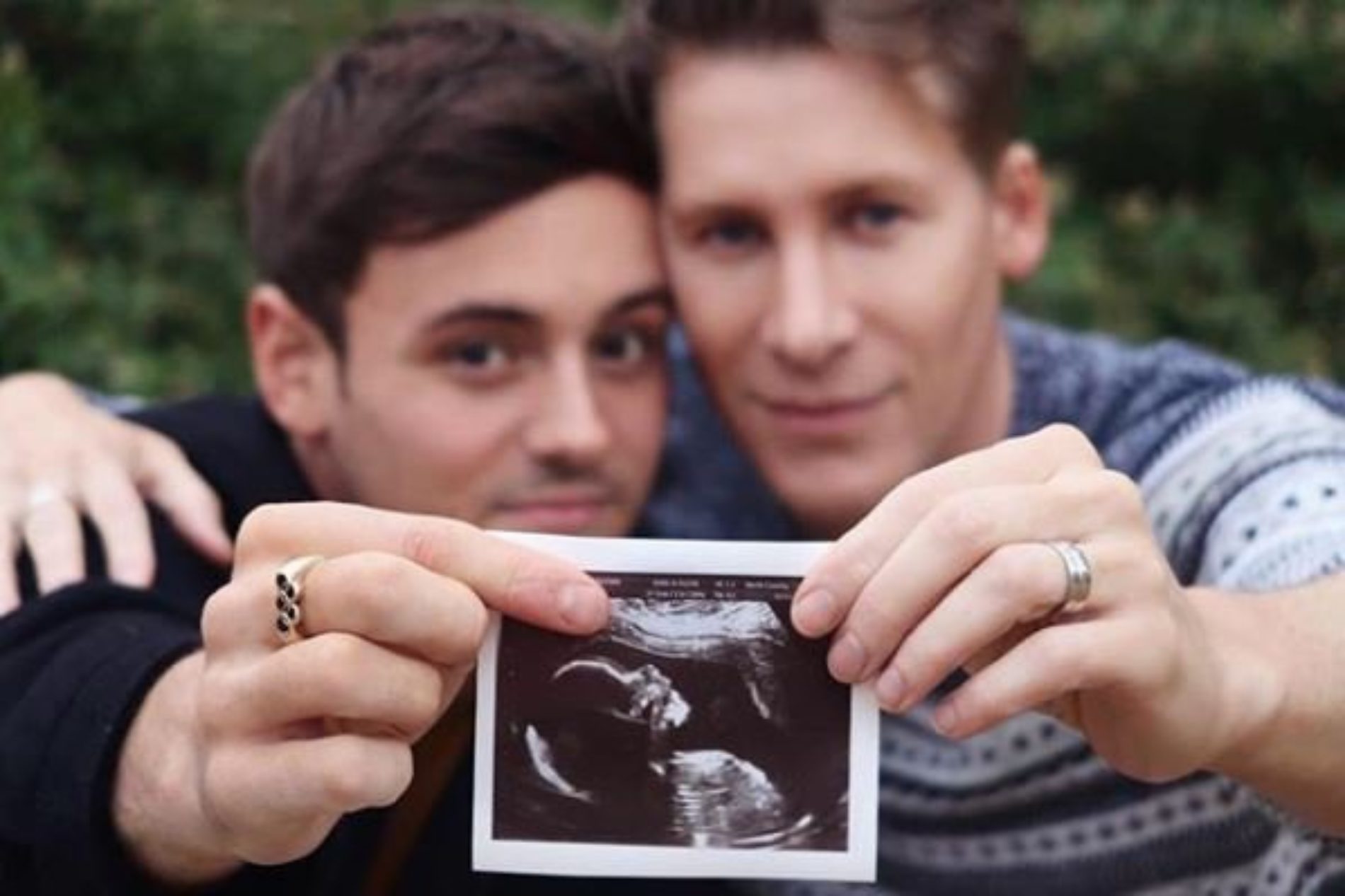 Homophobic Trolls are not happy that Tom Daley and Dustin Lance Black are having a baby