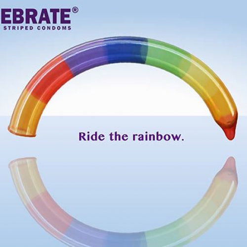 “Ride The Rainbow.” The Rainbow Condom Ad Is Hilarious (and Raunchy) AF