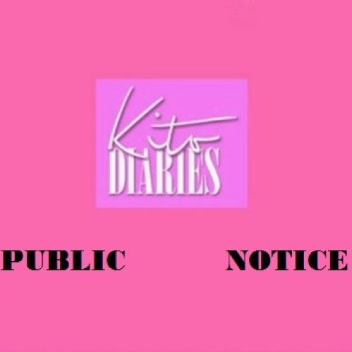 Kito Diaries Public Announcement: Rental Notice