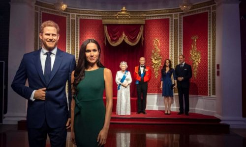 Prince Harry and Meghan Markle are separated from the royals at Madame Tussauds London | Other reactions to the Sussexes’ announcement