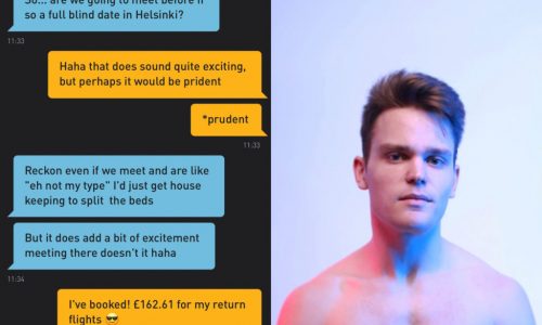 This guy booked a flight to meet a hookup from Grindr guy before even knowing his name