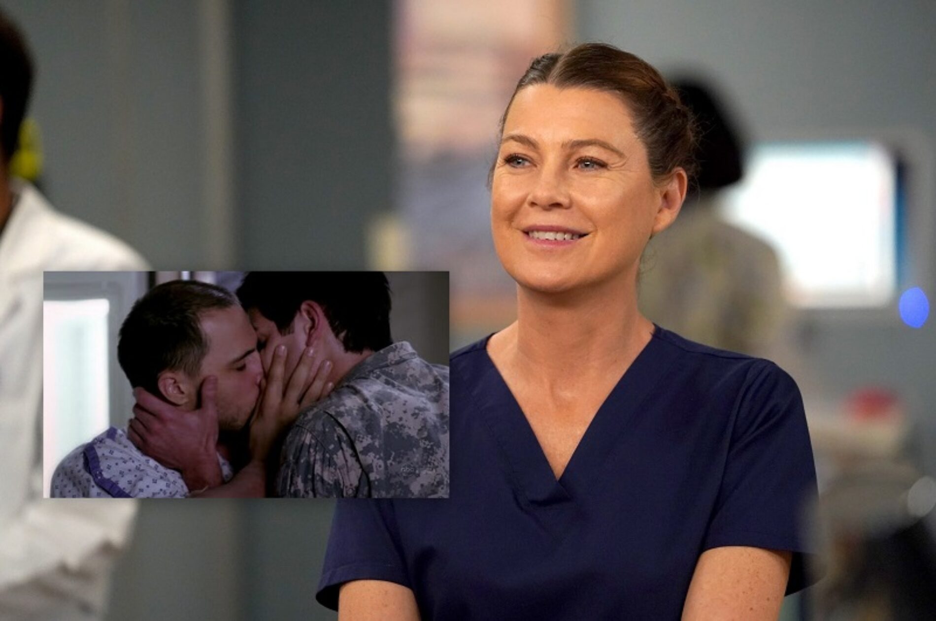 “The Show Humanizes Stories In A Way People Need To See.” Grey’s Anatomy’s Ellen Pompeo Talks About The Military Gay Kiss In The Show