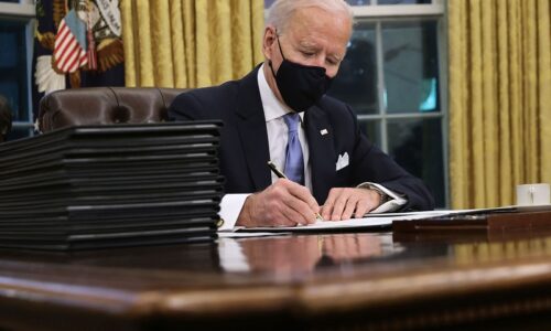 President Joe Biden Starts First Day Of Work By Signing Order Against Anti-LGBTQ+ Discrimination In America