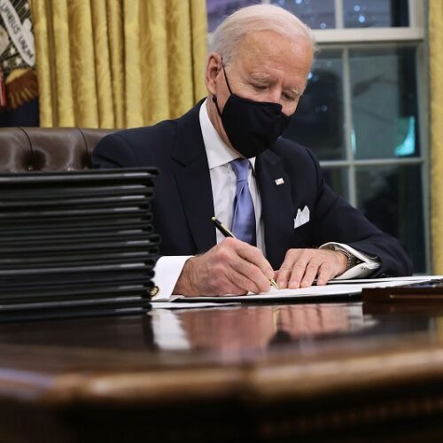 President Joe Biden Starts First Day Of Work By Signing Order Against Anti-LGBTQ+ Discrimination In America