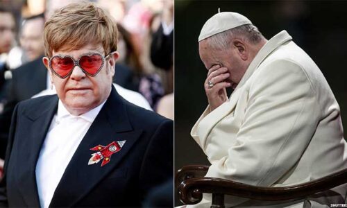 Elton John slams Vatican for “investing millions” in Rocketman and still refusing to bless same-sex marriages